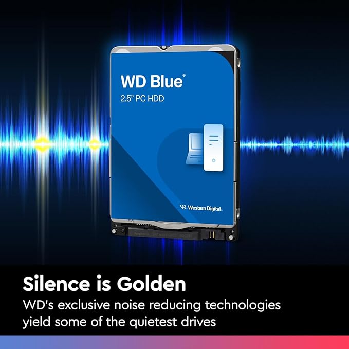 Western Digital 1TB WD Blue Mobile Hard Drive HDD - 5400 RPM SATA 6 Gb/s 128 MB Cache 2.5 - WD10SPZX
