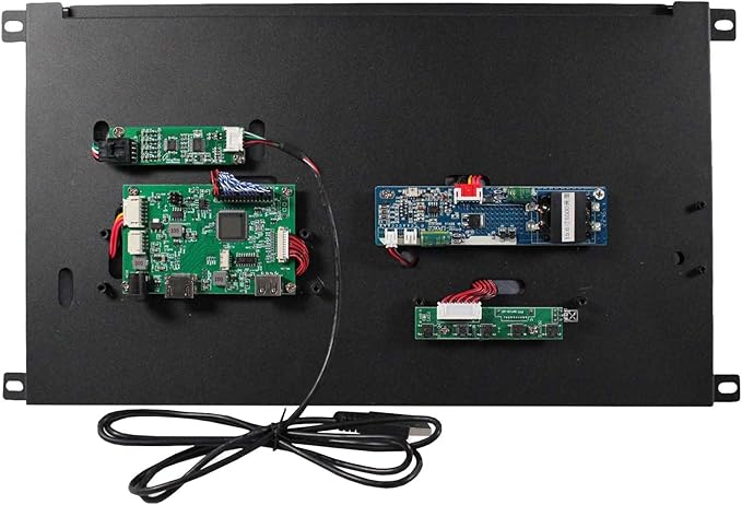VSDISPLAY 15'' 1024x768 LCD Resistive Touch Screen 1000Nit High Brightness Sunlight Readable Aspect Ratio 4:3 Monitor for Industrial/Outdoorwith USB Controller Board