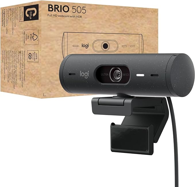 Logitech Brio 505 full HD Webcam