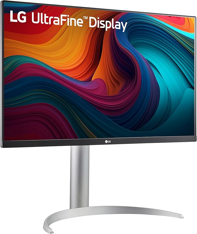 LG 27UP650K-W 27-inch Ultrafine 4K UHD (3840 x 2160) IPS Computer Monitor 60Hz 5ms DisplayHDR 400 Reader Mode Flicker Safe HDMI DisplayPort Tilt/Height/Pivot Adjustable Stand White