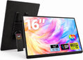 16 Portable Monitor for Laptop 1200P FHD Laptop Screen Extender Travel External Display USB-C HDMI Port Detachable Kickstand Gaming Monitor Compatible with Wins Mac Chrome Dex Phone