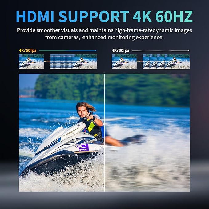 SEETEC P133 PRO 13.3 Inch 1000nit High Brightness Podcast Broadcast Monitor with Waveform 3D LUT HDR and SDI HDMI Input Output HDMI Support 4K 60