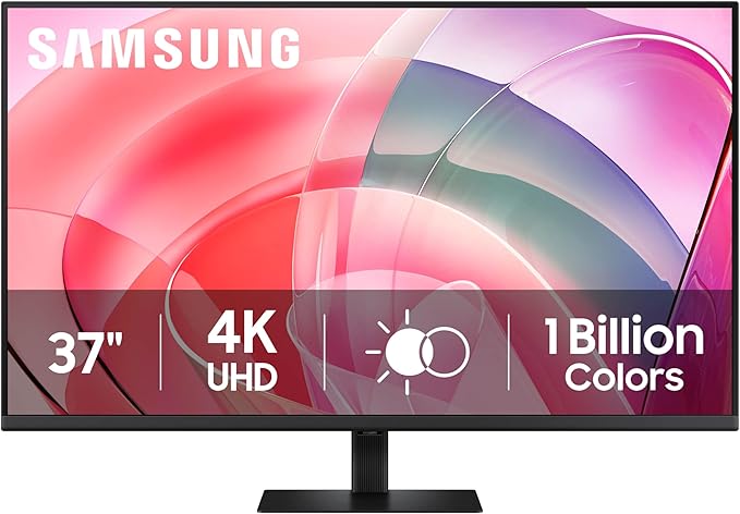 Samsung 37 ViewFinity S7 (S70D) 4K UHD HDR10 High Resolution Monitor DP Port TUV-Certified 2025 LS37D700EANXZA