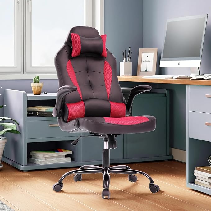 Gamer Chair PC Gaming Chairs for Adults Computer Chair Massage Chair Computer Chairs Video Game Chair for Adults Chair Gaming with Lumbar Support and Headrest for Adults Women Men