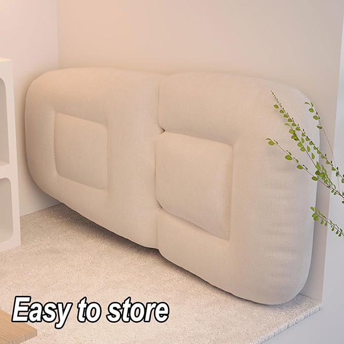Floor Seat Convertible Sleeper Chair with Pillow No Assembly Required Adjustable in 5 Levels Comfortable and Versatile Ideal for Gaming Reading Meditation(Yellow)