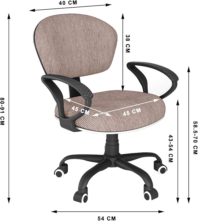 Lift Computer Gaming Swivel Chair Home Multifunction Chair with Mute Casters Height Adjustable Desk Chair for KidsWomen Adult