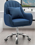 Office Chair Gaming Chair Computer Chair Upholstered Computer Chair with ArmrestAdjustable Swivel Chair Modern Mid-Back Desk Chair Armchair for Executive Living BedroomHome Velvet Off