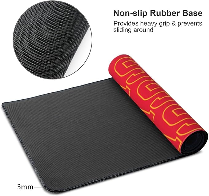 ANTKING Kansas Mouse Pad for Men Women Youth Gifts Custom Name and Number Desk Pad