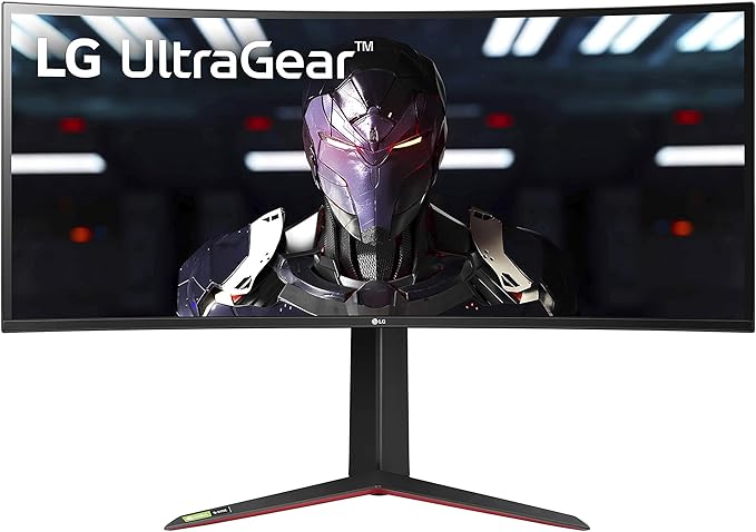 LG UltraWide QHD 34-Inch Computer Monitor 34WP65C-B VA with HDR 10 Compatibility and AMD FreeSync Premium Black