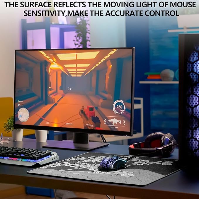 X-Raypad Aqua Control 2 Gaming Mouse Pad Ultra-High Precision Mouse Pad with Perfect Speed and Control Capability Consistent X and Y Glide Designed for Fps Players with Low DPI Requirements