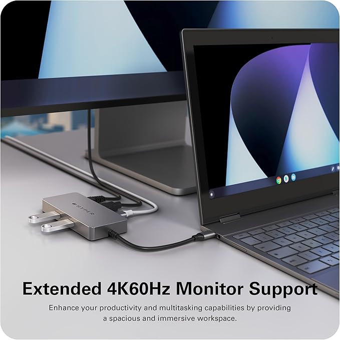 HyperDrive 5 Port USB C Hub - 86W Power Delivery 4K HDMI Ethernet 5Gbps USB-A USB Hub for Laptop Chromebooks and USB-C Compatible Devices