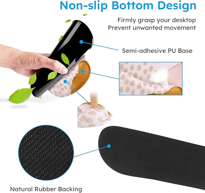 iCasso Desk Mat Gaming Mouse Pad Wrist Support Set4in1 XXL Large Mousepad + Keyboard Wrist Rest+Mouse Wrist Rest+Coaster Set with Ergonomic Design for Home Office Table Computer-Color Block