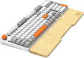 Bamboo Wrist Rest for Computer Keyboard Ergonomic Mechanical Keyboard Wrist Pad Hard Wrist Rest for Easy Typing Pain Relief Anti-Slip Keyboard Rest for Laptop/PC Gaming/Mac (Full Size)