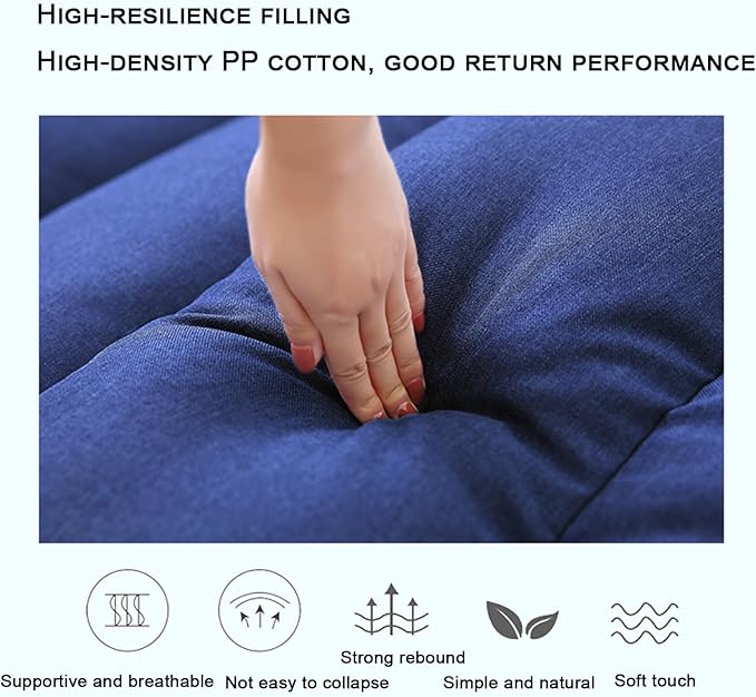 Folding Floor Chair with Back Support Convertible Comfy Chair Game Memory Foam Padded Sleeper Recliner Sofa Chair for Bedroom Gaming WorkingGrey
