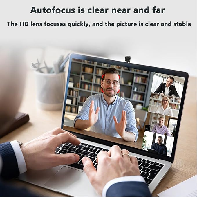 PEGATISAN 1080P Webcams Eye Contact Computer Camera Center Cam with Microphone 120°Wide-Angle Mini USB Cameras Webcam for Zoom/Skype/Teams Conferencing/Calling/Gaming Laptop