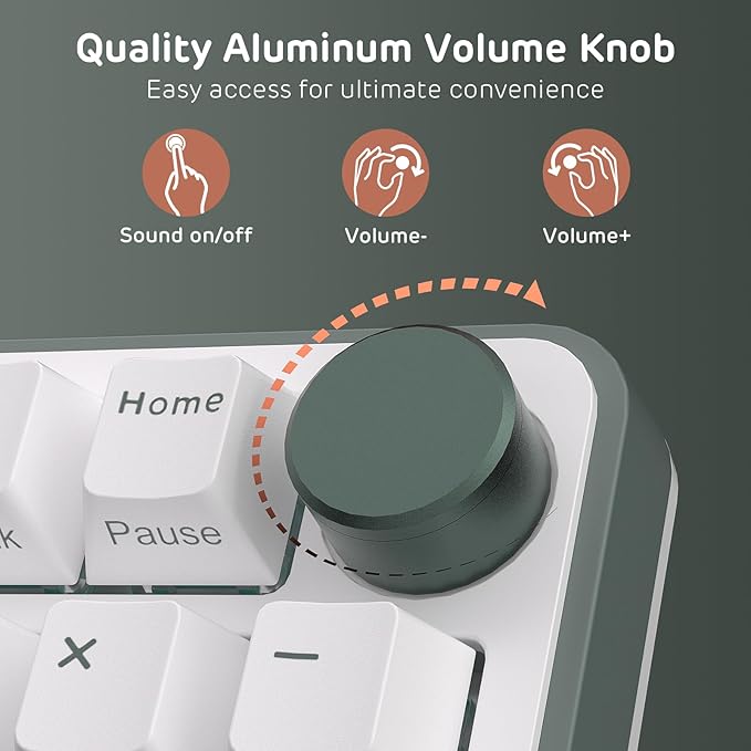 RK ROYAL KLUDGE C98 HE Mechanical Gaming Keyboard Hall Effect Magnetic Switch Hot Swappable 95% Wired RGB Keyboard Rapid Trigger Adjustable Actuation 8K Polling Rate Pro Web Driver for Mac &ampW