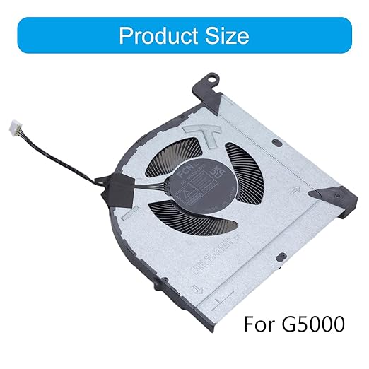 Laptop Cooling Fan Metal Heat Sink for GeekPro G5000 IRH8 APH8 DC12V CPU GPU Thermal Management Metal Cooling Fan