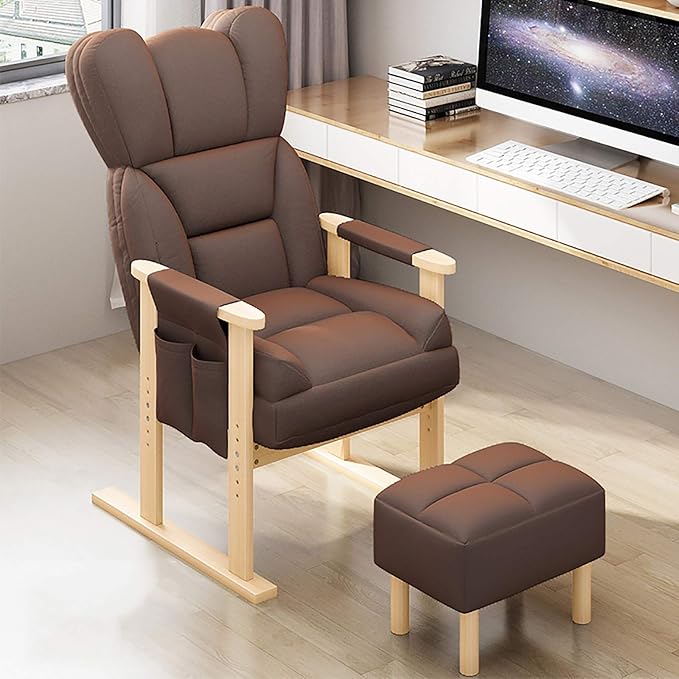 Office Chair Gaming Chair Computer Chair Desk Chair Game Chair Upholstered Executive Chair for Home Work AdultsHigh Back Computer Chair with Adjustable Backrest HeadrestErgonomic Office Ch