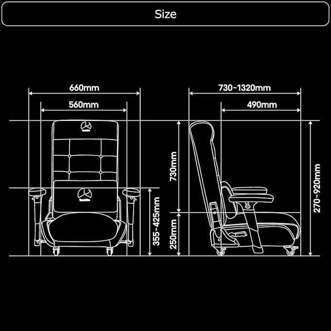 Bauhutte GX-350-WH Gaming Sofa Chair White Size (W x D x H): 26.0 x 28.7-52.0 x 36.2 inches (66 x 73-132 x 92 cm) (Including casters) Seat Height: 9.8 inches (25 cm)