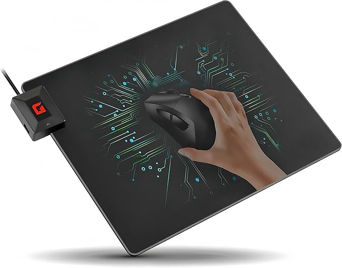 Wireless Charging Mouse Pad for Logitech G Pro X Superlight 2/1 G502 G703 Lightspeed Plug-and-Play Slip-Resistant Base Continuous Charging for Gaming - Powerplay Alternative (Not for G903)