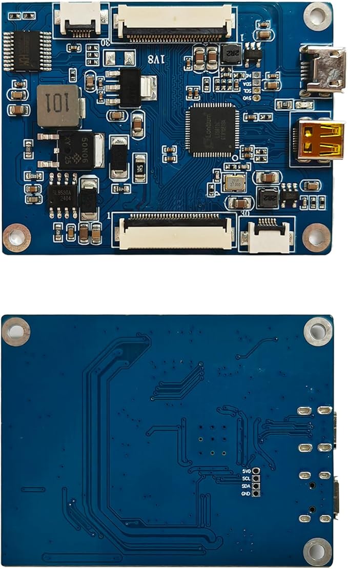 7 inch 1080x1080 Round IPS MIPI 50 Pins LCD Display Circle Screen and Control Boardfor DIY Smart Gaming Advertising Display