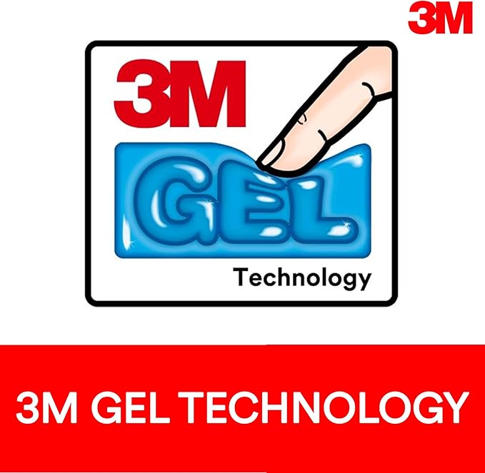 3M Gel Wrist Rest for Keyboard and Mouse with Tilt-Adjustable Platform Precise Mouse Pad 25.5 in x 10.6 in Black (WR422LE)