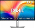 Dell P24 inch Monitor LED WQHD(2560x1440) - 100Hz Refresh Rate 15001 Contrast Ratio AMD FreeSync - VESA IPS Height/Tilt/Pivot/Swivel Adjustability 2 x DisplayPort &amp HDMI USB Black