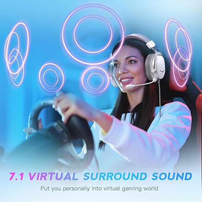 FIFINE USB PC Podcast Microphone Bundle with Gaming Headset XLR/USB Dynamic Mic with Tap-to-Mute 3.5mm Headphones Jack Streaming Over-Ear Wired Headphones for PC PS4/5 Game Console (K688W+H9W)