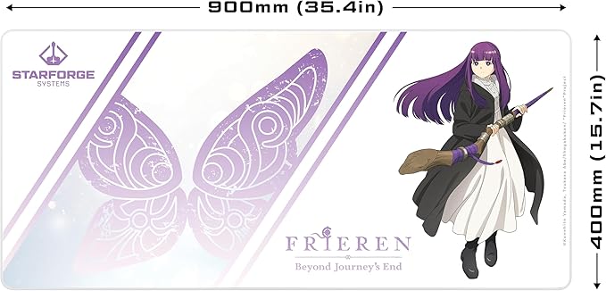 Fern - Frieren: Beyond Journey's End Anime Gaming Desk Mat – Large Extended Mouse &amp Keyboard Pad