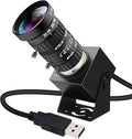4K USB Webcam 1080P@120fps High Speed Camera With CS-Mount 5-50mm 10X Telephoto Zoom Manual Lens 12MP Close-Up Capability OpenCV Compatible Plug-and-Play for Live StreamingIndustrial Projects