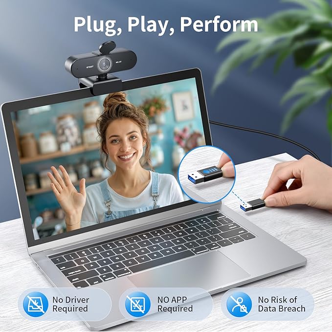 EMEET NOVA 4K PDAF Autofocus and C9501080P Webcams