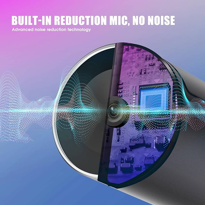 4K Webcam UHD CMOS Sensor Noise Canceling Mic AI Autofocus Adjustable FOV Built-in Privacy Cover Works for Teams Zoom Google Meet PC/Mac/Laptop/MacBook/Tablet