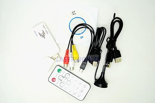 New USB 2.0 Analog Signal TV Receiver Adapter Tunner Box for Laptop PC