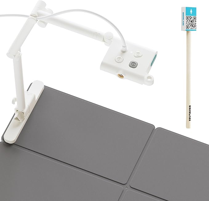 OKIOCAM S Plus 5MP Document Camera &amp Webcam 2-in-1 for Teachers Chrombook Mac Windows Compatible for Classroom Live Demo Web Conference 1944p