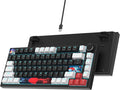 75% Mechanical Gasket Mount TKL Gaming Keyboard - Wired Custom Hot Swappable RGB Backlit for PC &amp Laptop Gamers (Black)