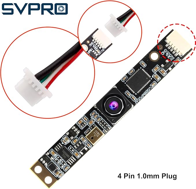 SVPRO 8MP USB Camera Module with Microphone 102 Degree Wide Angle Laser Engraver Camera for Lightburn Fixed Focus 4K UVC Webcam Board for ComputerRaspberry Pi