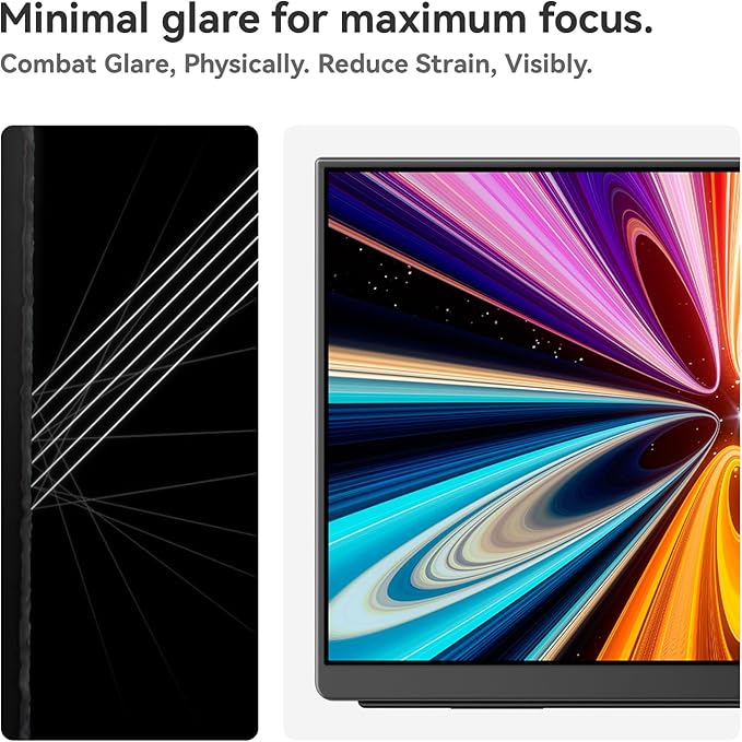 EHOMEWEI Q5 Portable Monitor 2.5K 120Hz 16 QLED 2560 * 1600 400 Nits HDR 100% DCI-P3 1500:1 sRGB FreeSync 16:10 Widescreen Eye Care Laptop/PC/Phone/Game Console