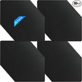 60 Pcs Computer Mouse Pads 7.2 x 8.8 x 0.12 Black Mousepads Bulk with Non-Slip Rubber Base Square Waterproof Mouse Pad Office Accessories for Offices Schools