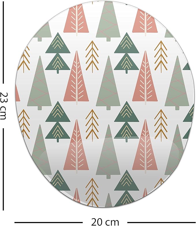 Ergonomic Mouse Pad with Wrist Rest Digital Printed Mouse Mat for Tendon Sheath Problems Non-Slip Base for Office and Home Size: 20 x 23 cm