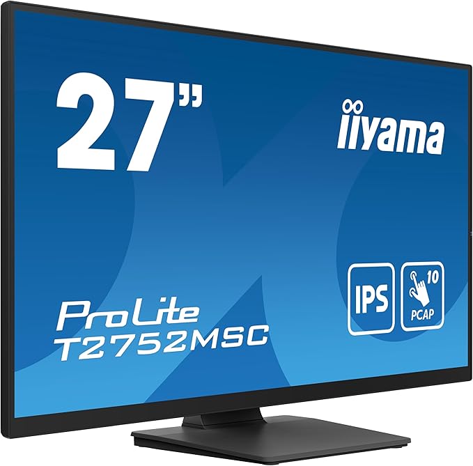 IIYAMA TFT T2752MSC 68.5cm IPS TOUCH 27''/1920x1080/HDMI/DP/2xUSB/schwarz