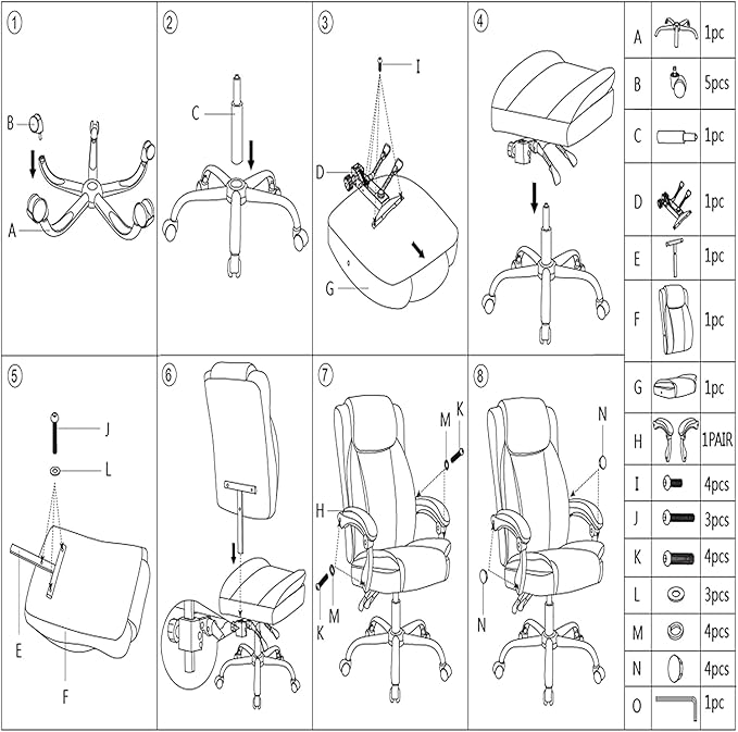 Computer Chair Office Chair Gaming Chair Desk Chair Comfortable Gaming Chair Swivel Office Computer Chair High Back Desk Chair Executive Recliner Chair for Home Ergonomic Computer Chair Home Office