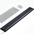 VIVO Ergonomic Long 30” Wrist Pad Non-Slip Memory Foam Arm Rest for Desk Elbow Cushion with L-Shaped Edging Black DESK-WR30