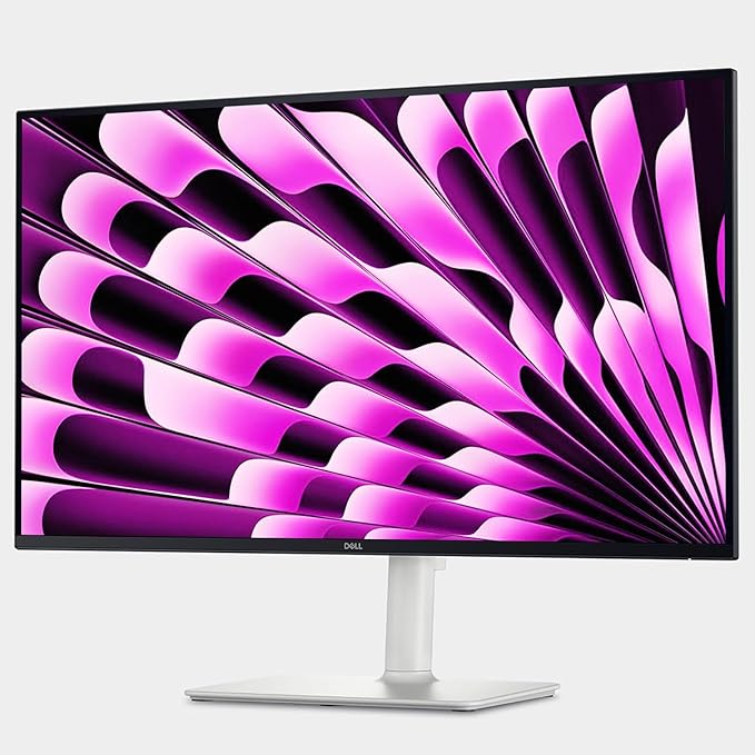 Dell 27 inch Monitor 4K (3840 x 2160) - 120Hz Refresh Rate 1500:1 Contrast Ratio AMD FreeSync - VESA Integrated Speaker Height/Tilt/Pivot/Swivel Adjustability DisplayPort &amp 2 x HDMI White