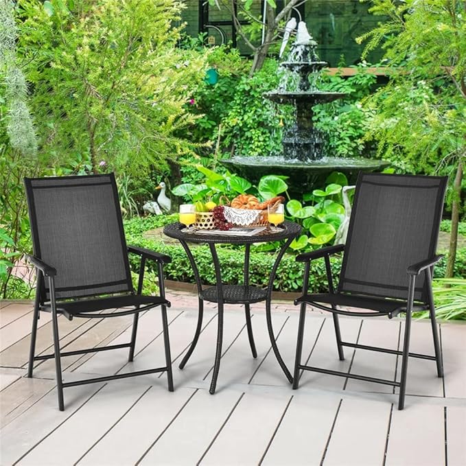 Office Chair Gaming Chair Computer Chair 4-Piece Patio Folding Dining Chair Portable Camping armrest