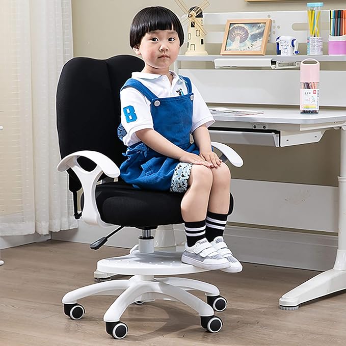 Office Chair Gaming Chair Computer Chair Sitting Posture Correction Office Chair with Removable Foot Pedal for Growing BodyHeight Adjustable Desk Chair Ergonomic Children's Learning