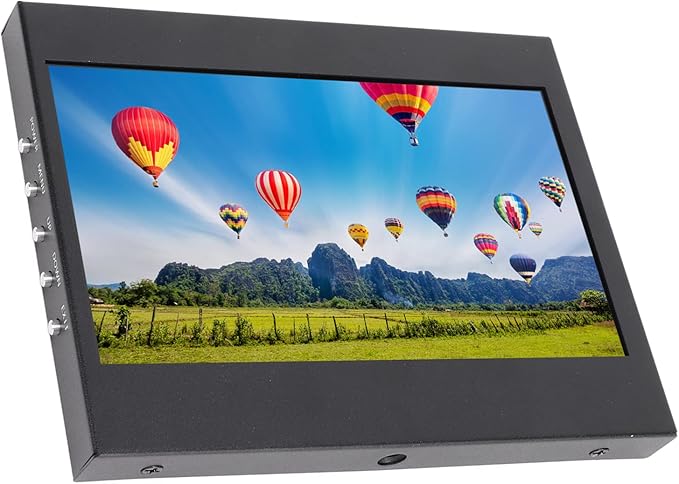 7 Inch Capacitive Touch Screen Display Portable HD Color Screen 1024x600 Resolution with HD Multimedia Interface and Input USB Touch Screen for PC Laptop Gaming DVR