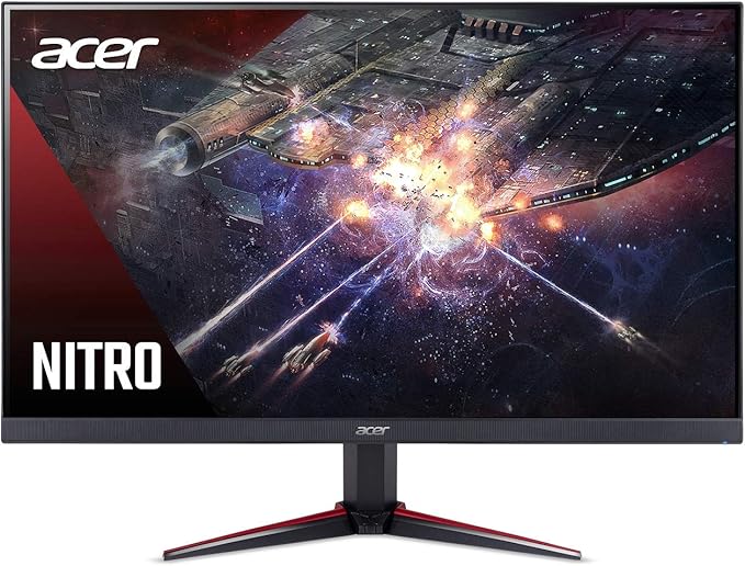 acer Nitro VG270 Sbmiipx 27 Full HD (1920 x 1080) IPS Gaming Monitor with AMD Radeon FREESYNC Technology Up to 0.1ms OverClocking to 165Hz (1 x Display Port 2 x HDMI 2.0 Ports)