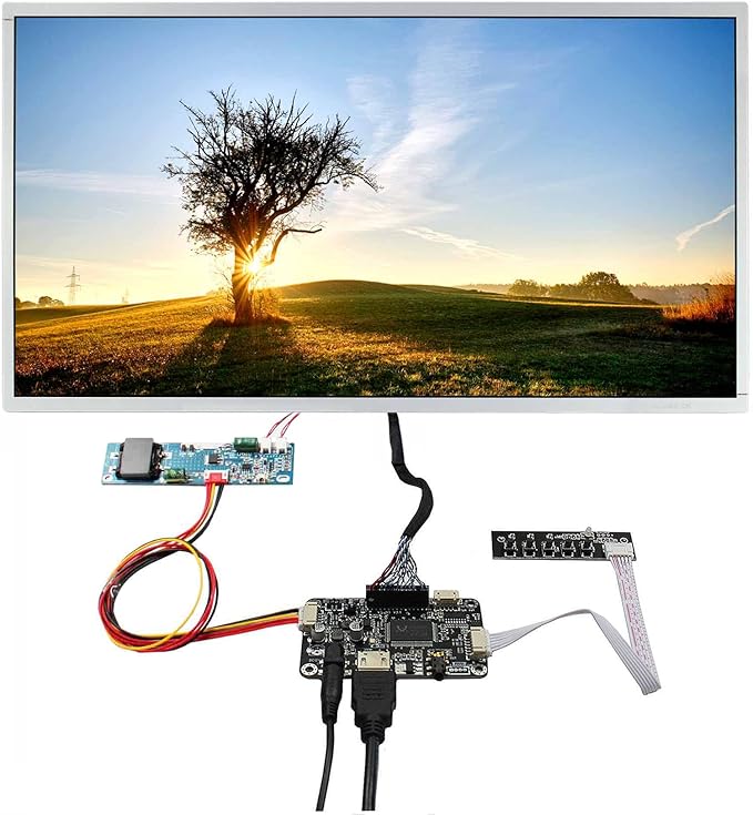 VSDISPLAY 21.5 21.5 inch 1920x1080 1000nit Outdoor IPS LCD Screen Monitor with Audio LVDs Controller Board