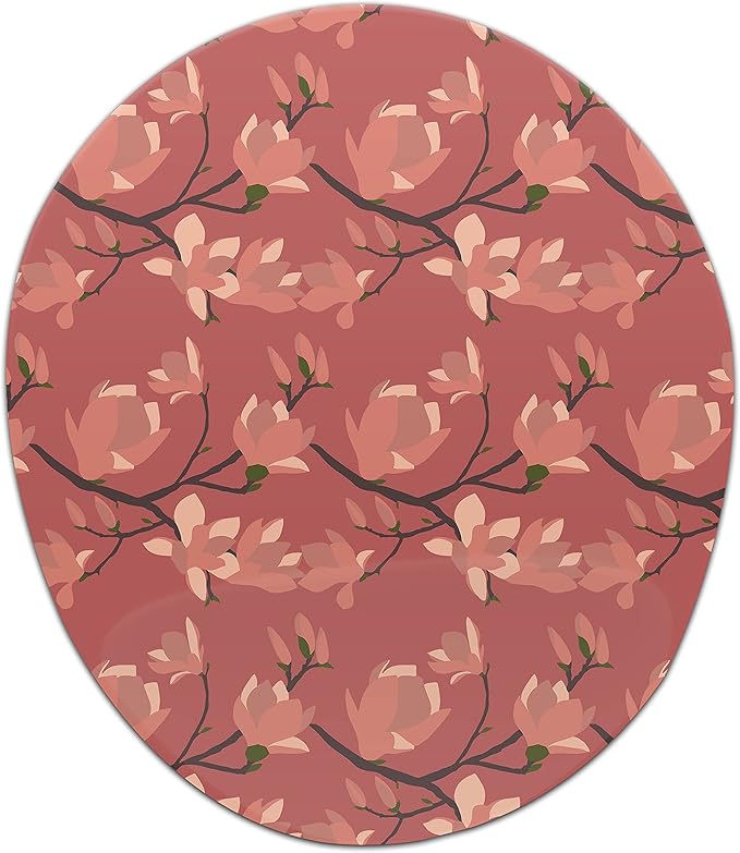 Ergonomic Mouse Pad with Wrist Rest Digital Printed Mouse Mat for Tendon Sheath Problems Non-Slip Base for Office and Home Size: 20 x 23 cm