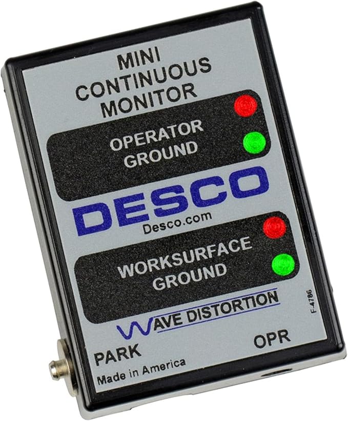 Desco 19239 Mini Continuous Monitor with North American Plug